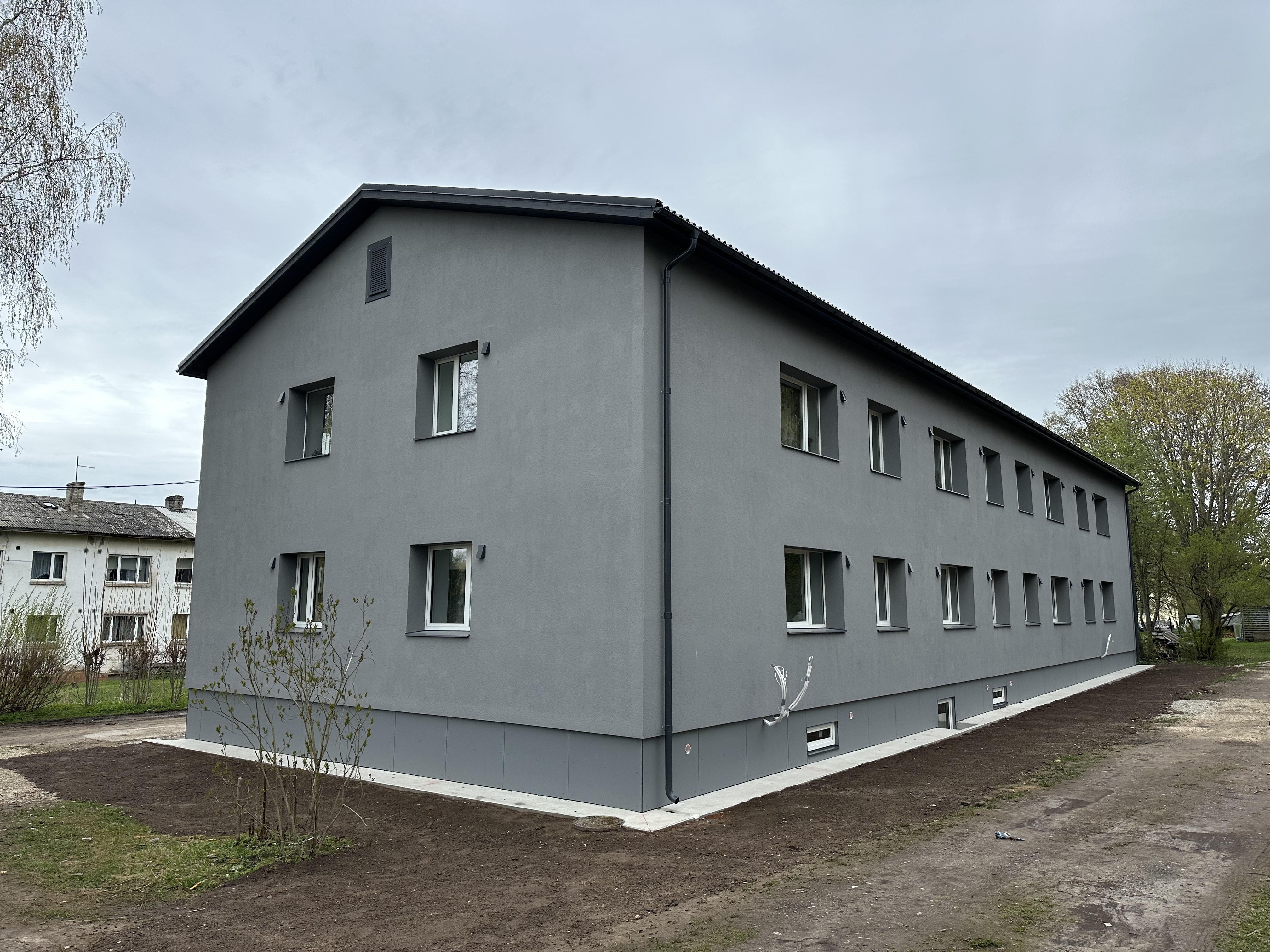 Fassaadi Soojustamine ja viimistlemine Ulila maja tagant